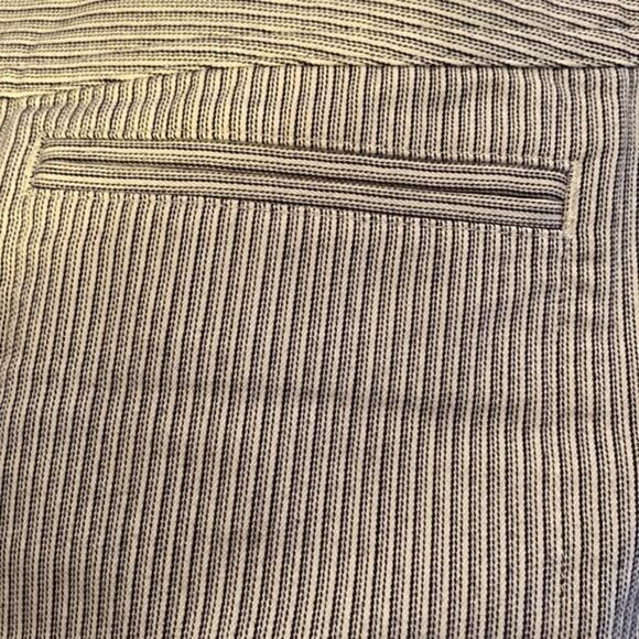 Chico’s Striped Capri Pants Women’s Size 14 Front Pockets Nautical Sailor Vacay - Picture 3 of 7